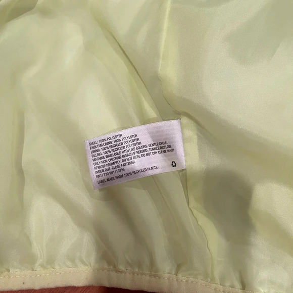 Cat & Jack Kids Lime Green Quilted Puffer Jacket - Large - Picture 6 of 8